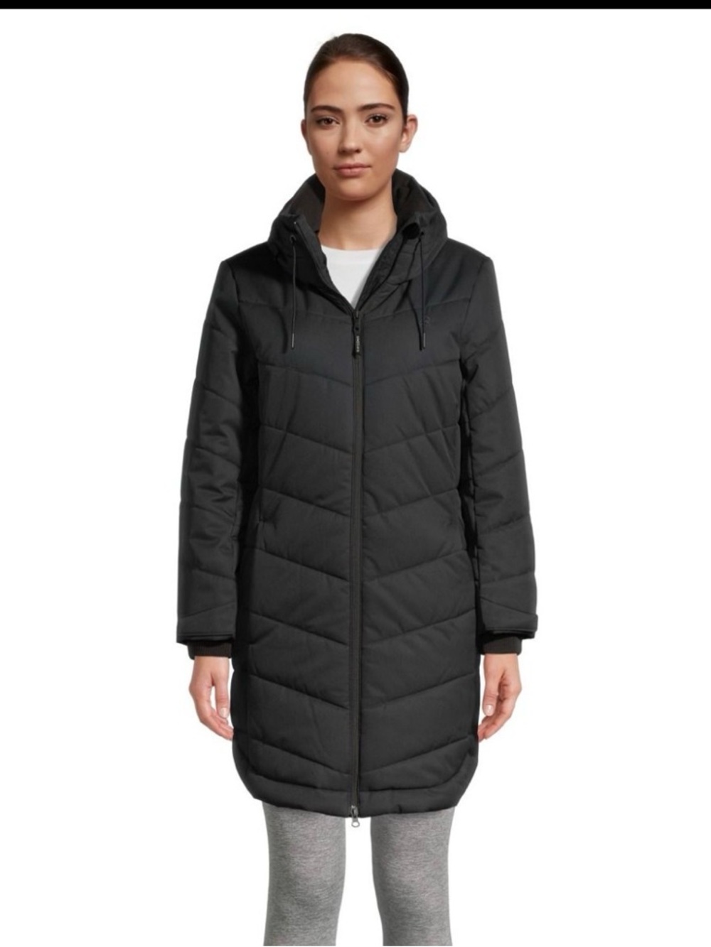 Ripzone Women's Classic Black Puffer Jacket